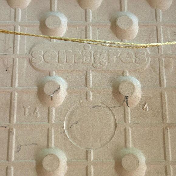 Vintage Semigres Italy Tile Trivet with Wood Frame – Floral Design - Picture 12 of 15